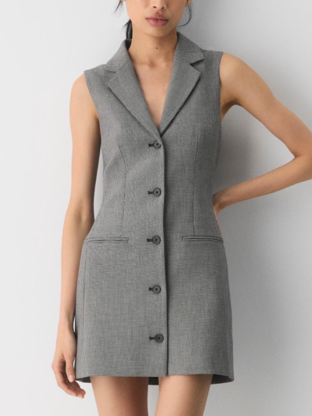 Aritzia Heather dark grey mastermind dress size 2